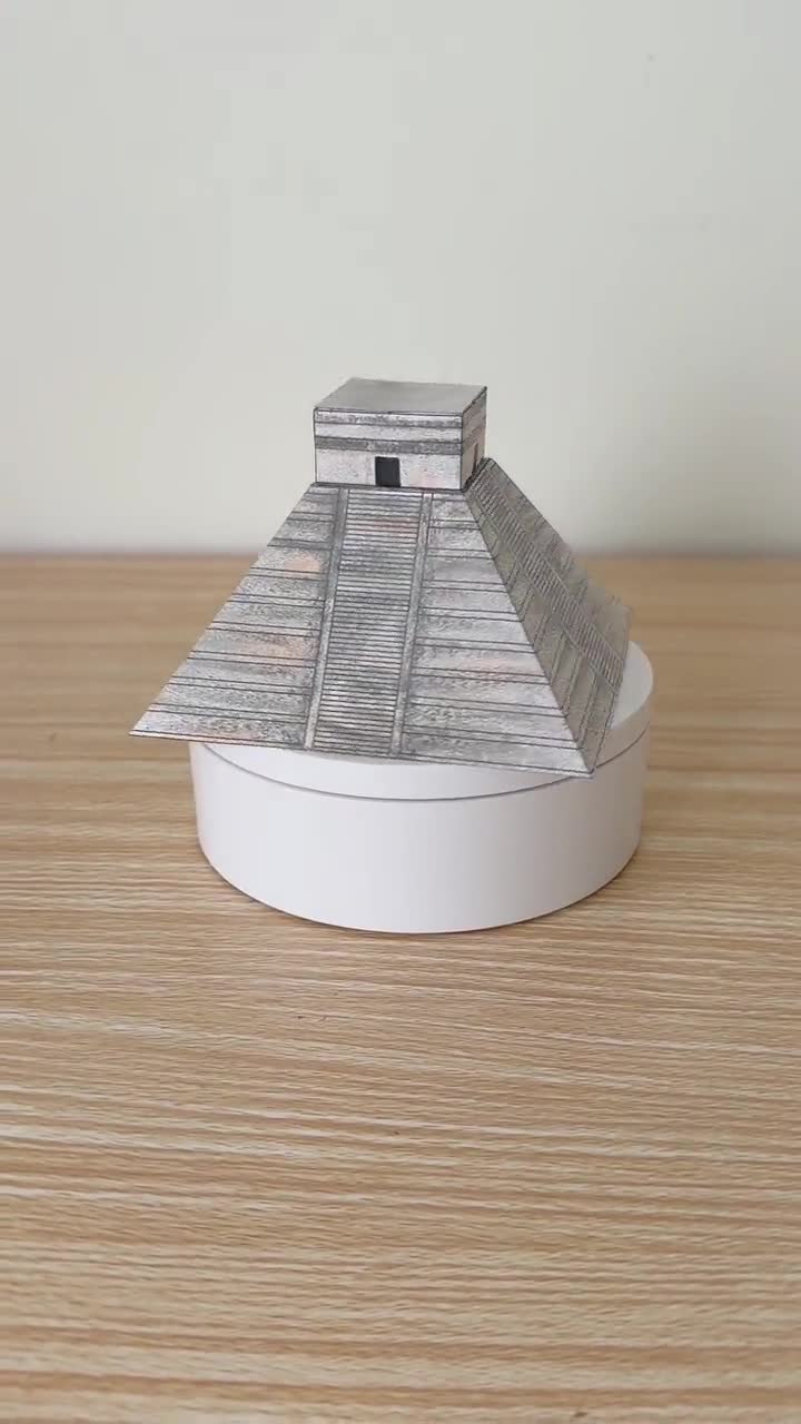 パペッティア通信 Vol1No1 スキャニー ペーパークラフト付 チチェン・イッツァのペーパークラフト：3Dマヤピラミッド模型（塗り絵