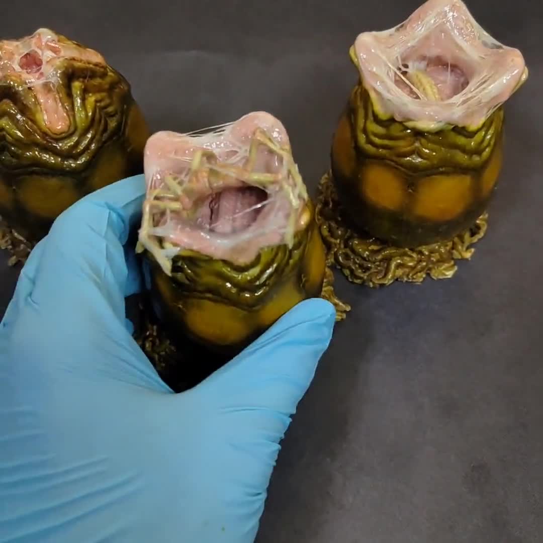 Alien eggs エイリアンの卵 フィギュア フェイスハガー 1/6スケール エイリアンエッグ フェイスハガー エンブリオ ゼノモーフ