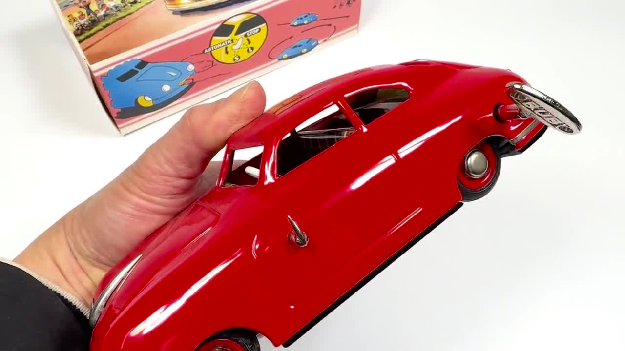 ポルシェ 356 ブリキおもちゃの車: BUB Classics Wind Up、Collect