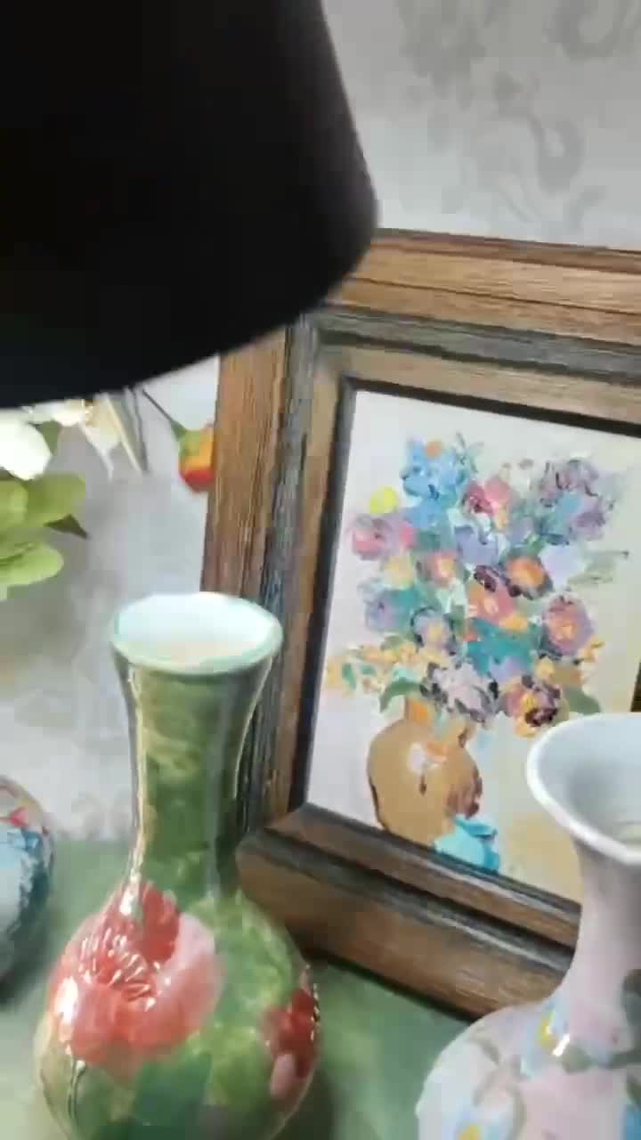 手作り陶器の花瓶ランプ：ワイヤレスUSB充電式ランプシェード - Etsy 日本