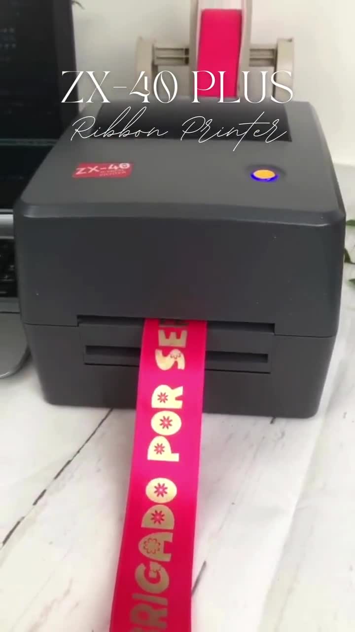 ZX-40 200dpi Ribbon and Sash Printer - HOMECOMING READY? - Etsy