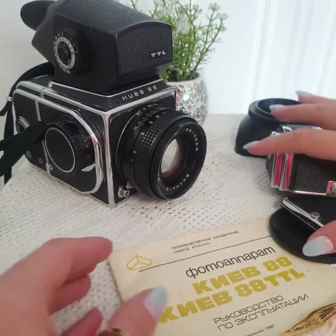 Rare Vintage Kiev 88 Medium Format Camera W/ Volna 80mm F/2.8 - Etsy