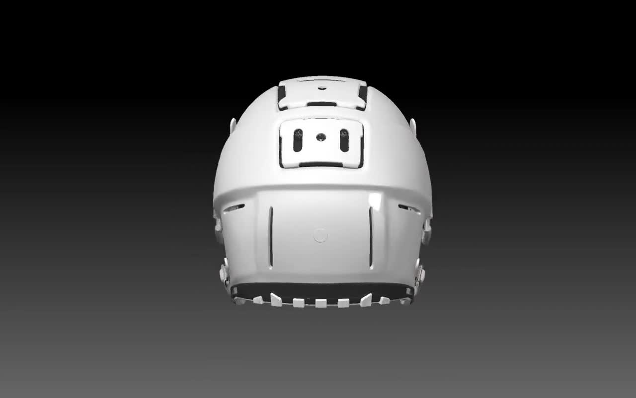NFL Schutt F7 2.0ヘルメット（パッド付き）3Dプリント用モデル