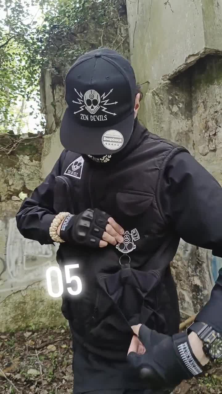 Zen Devils - the Shinobi Flak Vest [black] Techwear Warcore
