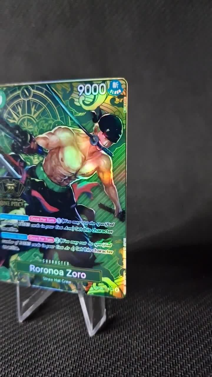 One Piece Proxy Card Holo - Roronoa Zoro OP06-118 Character