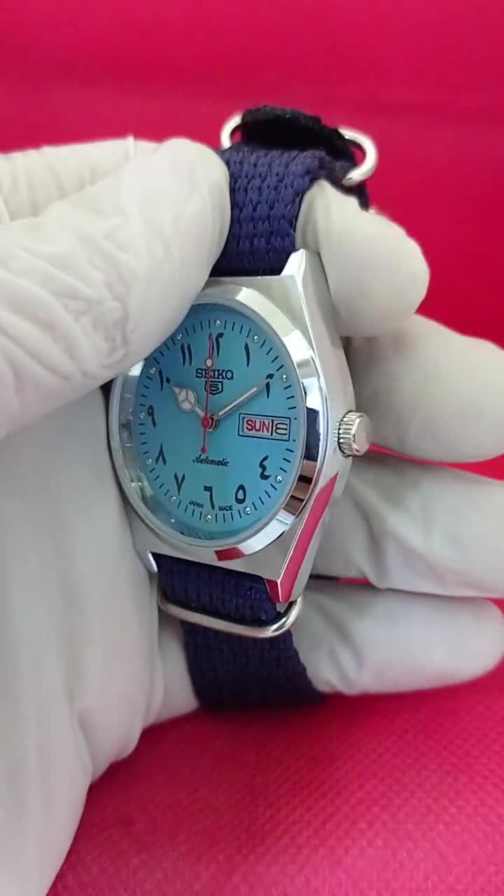Vintage Seiko 5 Automatic 6309a Refurbished Japan Mens Day&date
