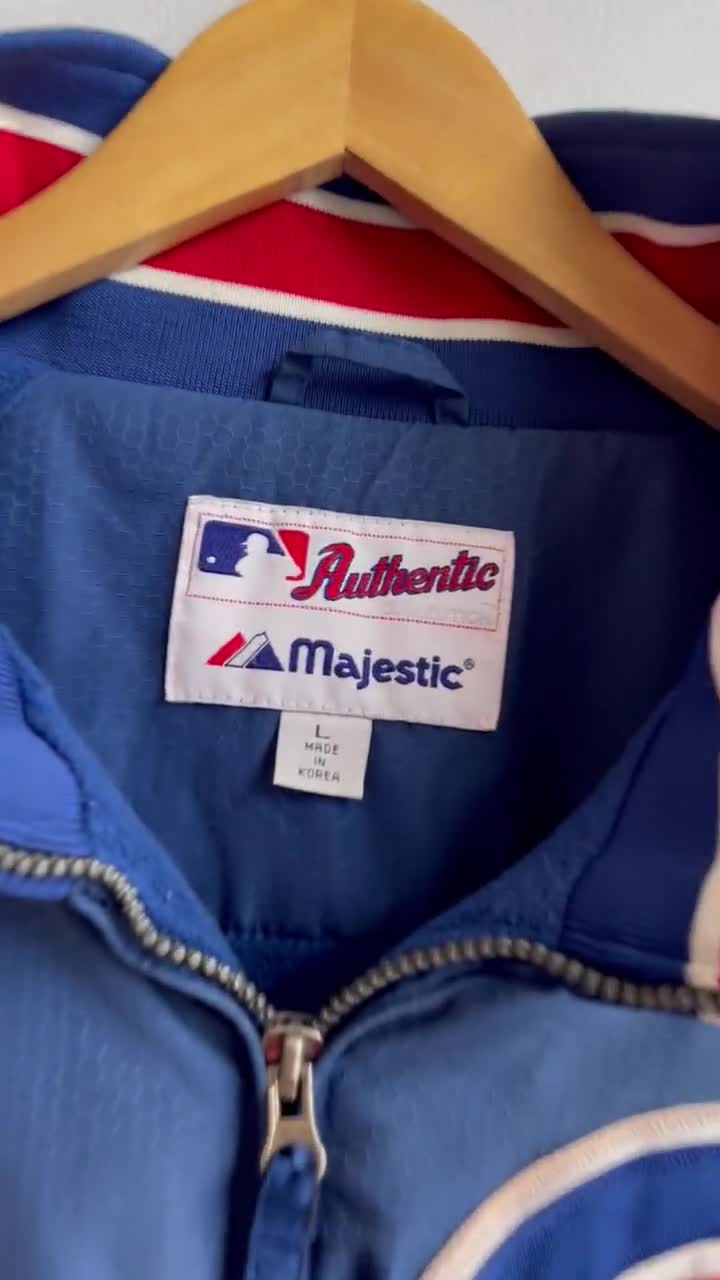 CUBS / Chicago Cubs Dugout Jacket / Vintage Cubbies Jacket
