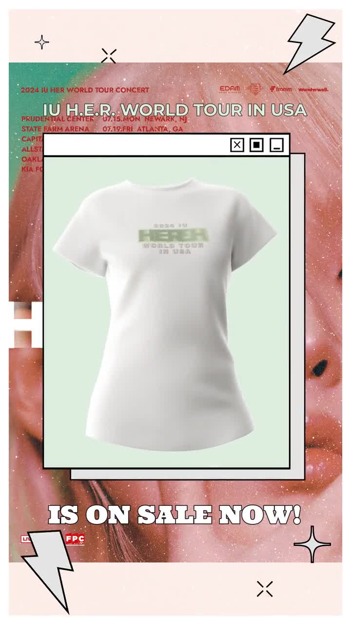 IU Hereh World Tour T-shirt - Kpop Concert Tee - Etsy