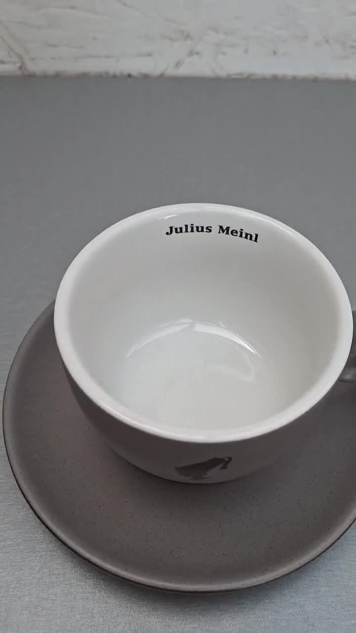 ヴィンテージ ユリウス・マインル グレー ジャンボコーヒーカップ