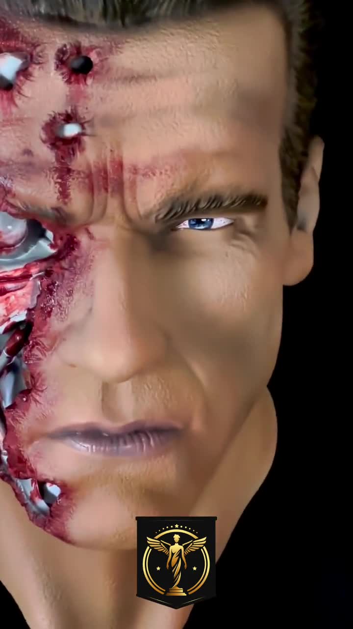 Terminator Statue Head T-800 real LIFE SIZE! Scala 1:1 di Arnold