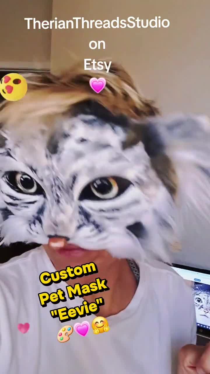 カスタムフォックス獣人マスク、今日からあなたの動物を選ぼう