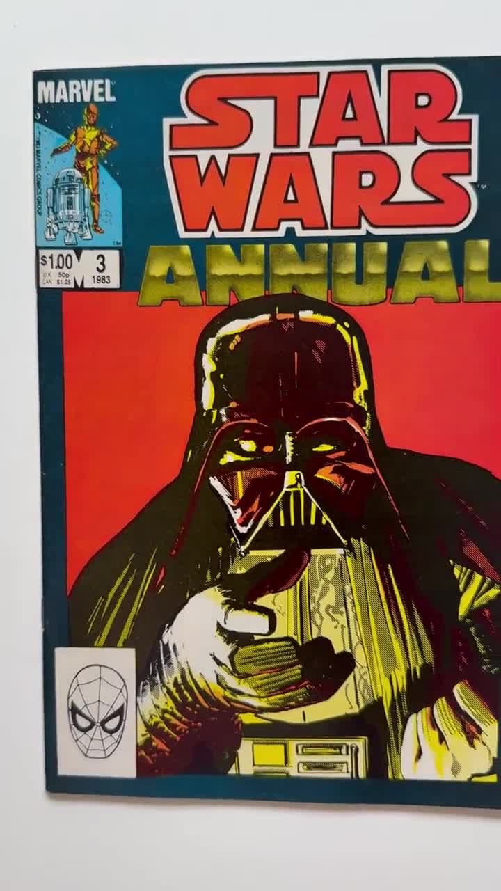 Star Wars Annual #3 (1983) Darth Vader Cover Key Issue - Vintage