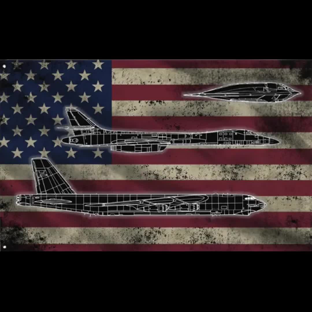 アメリカ空軍爆撃機艦隊旗 - Etsy 日本
