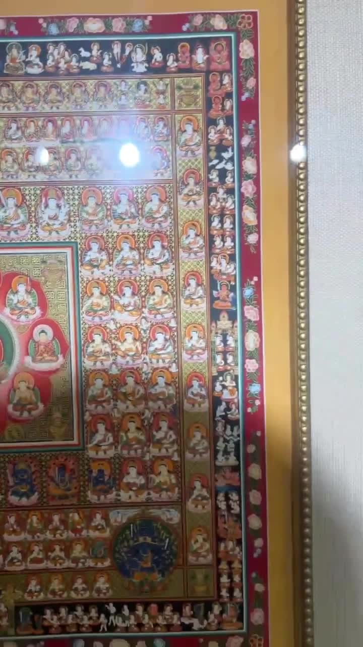 Extraordinary Ryoukai Mandala Set Thangka | Two Realm Mandala in