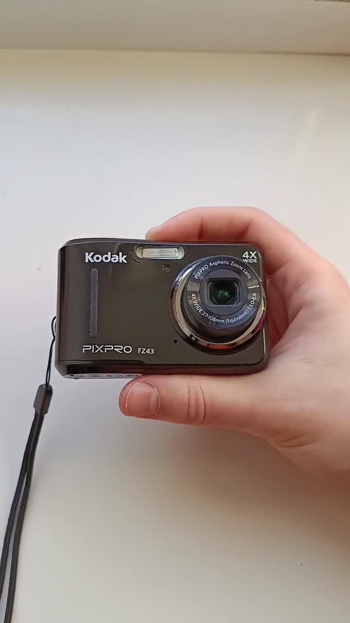 Kodak PIXPRO FZ43 Black 16.0MP Digital Compact Camera Working FULL