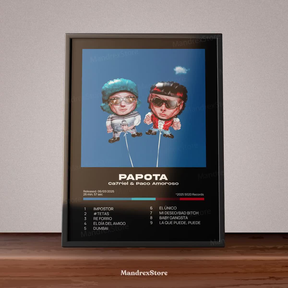 PAPOTA - Ca7riel and Paco Amoroso, (3x1) Digital Album Covers, A2