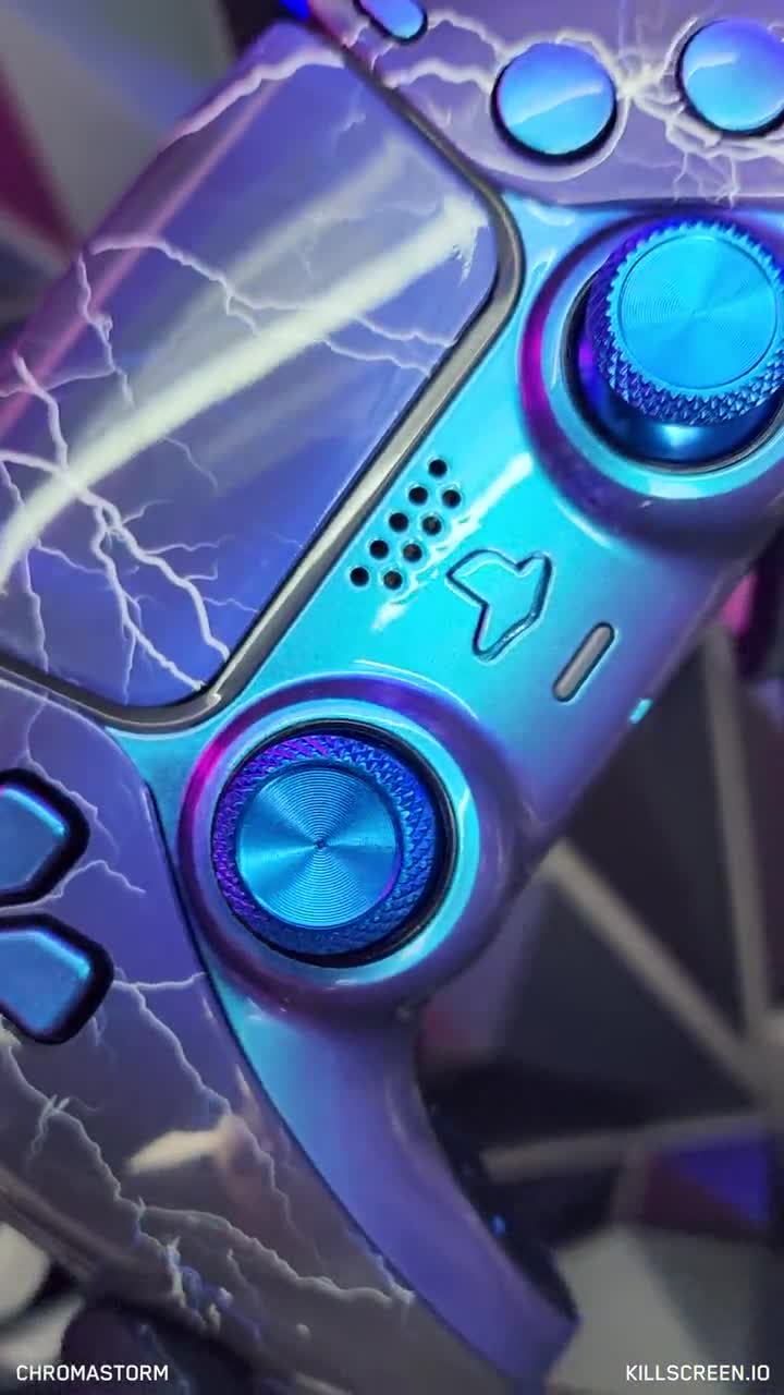 カスタム PS5 コントローラー Chromastorm Lightning | DualSense by