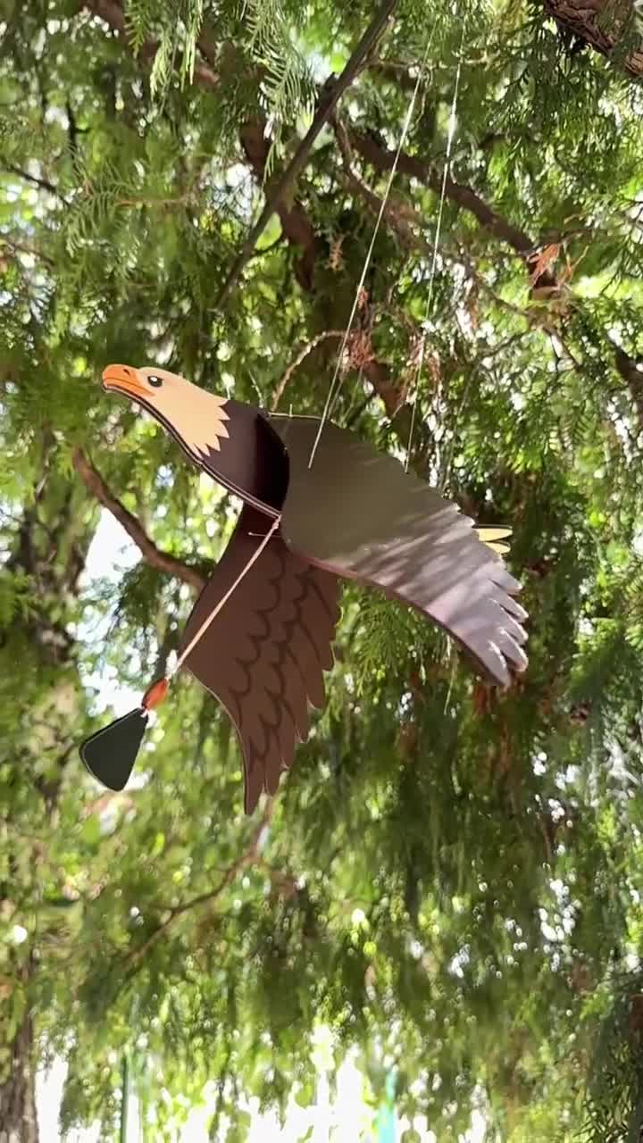 木製の飛ぶ鳥のモビールのレーザーカットバンドル、飛ぶ鳥のモビールの