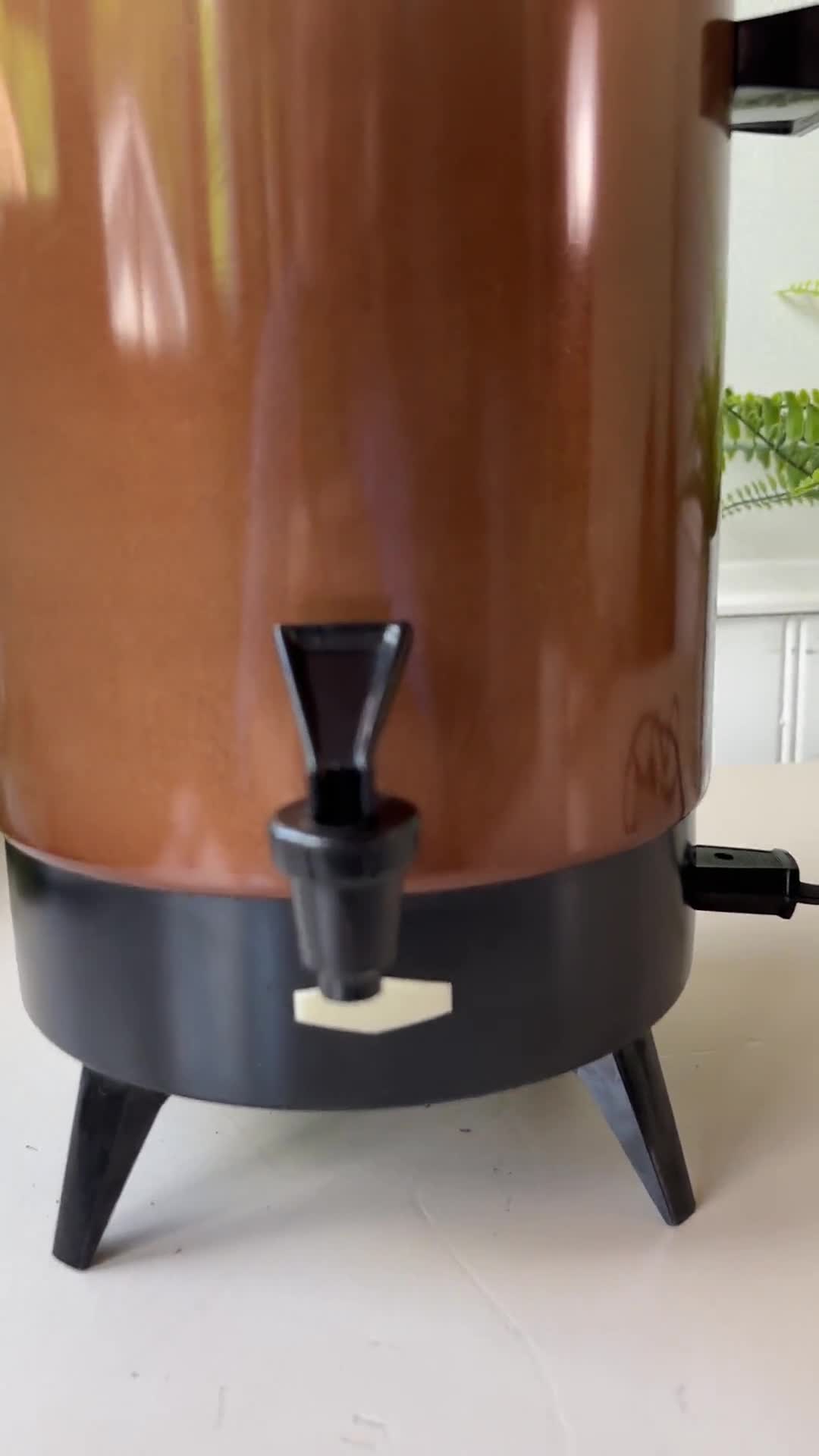 Empire 32 Cup Party Coffee Maker, Vintage 1970s MCM Mid Century