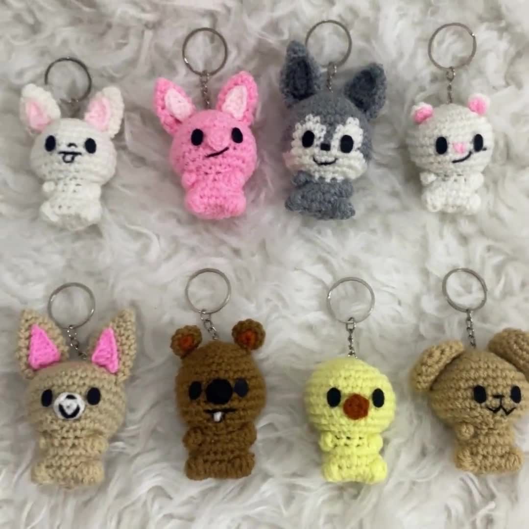 8-in-1 Skzoo Crochet Keychain Pattern Bundle (PDF) - Etsy