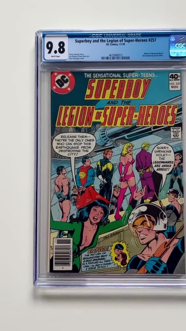 Superboy and the Legion of Super-heroes #257 (1979) CGC 9.8 - Rare