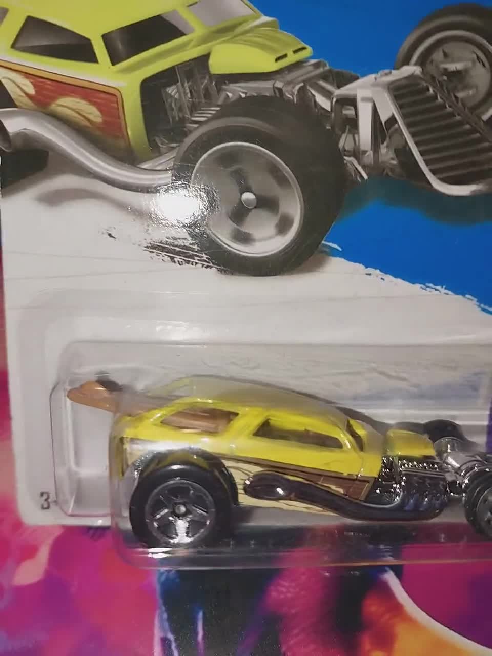 Hotwheels Vintage Surf Crate From HW Showroom Sub Series Long Card