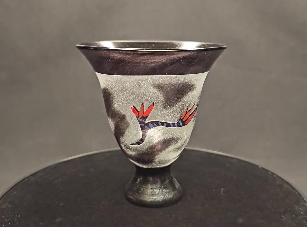Kosta Boda Black Magic Vase | Ulrica Hydman-vallien | Signed