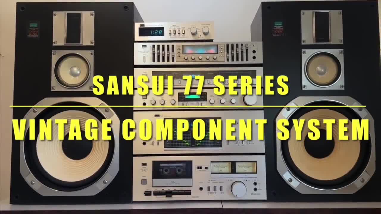 SANSUI B-77 TOWER Rare Pure Vintage Stereo Components System - Etsy