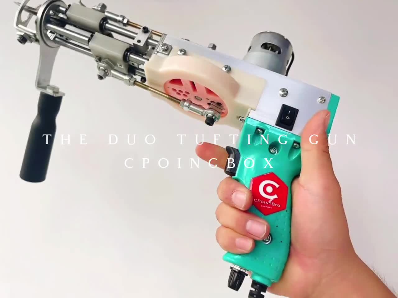 DUO Pro ハイパイルタフティングガン  ブルーカット＆ループパイル