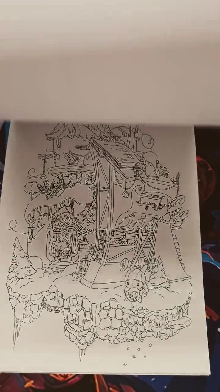 新登場！Homes Sweet Homes 塗り絵ブック 大人向け塗り絵ブック by Jen