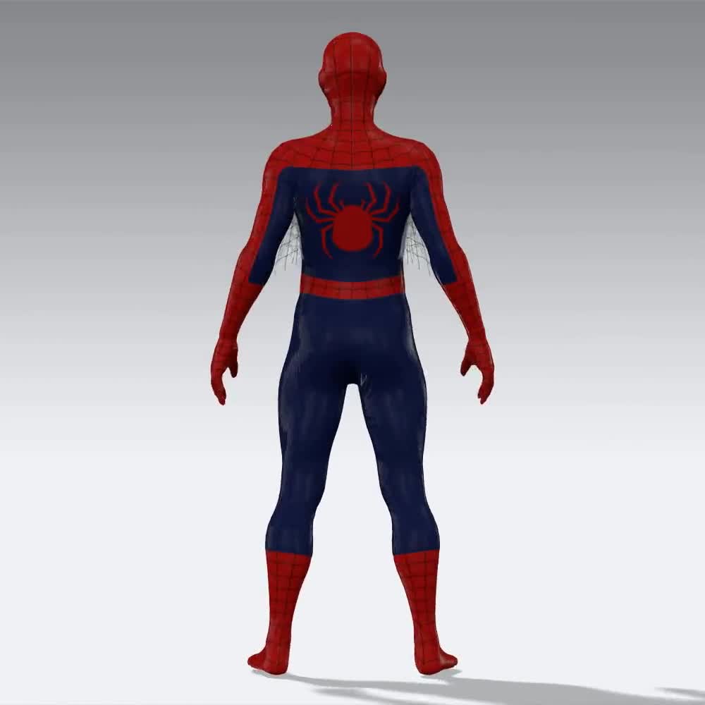 スパイダーマン 裁縫/染色サブパターン アレックスロス クラシック
