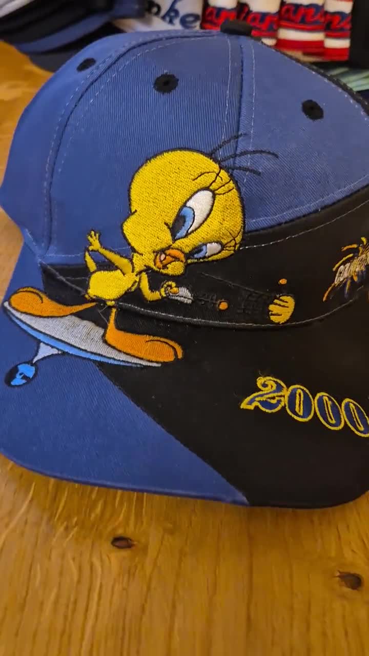 Vintage Tweety Bird Baseball Cap – 90s Looney Tunes Snapback