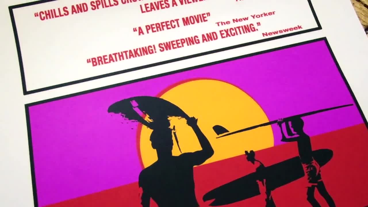 映画『エンドレス・サマー』ポスターのアートプリント、1966年の