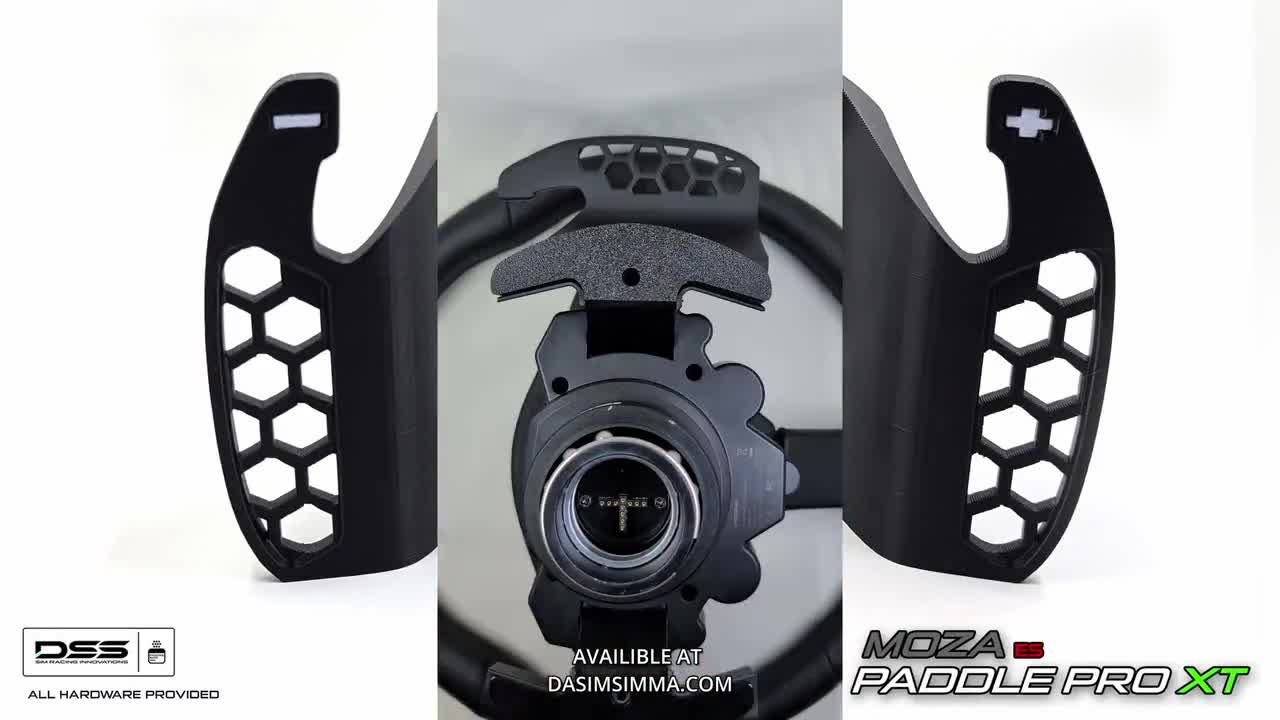 Shift Paddle Extenders for Moza ES Rim | Stylish and Functional