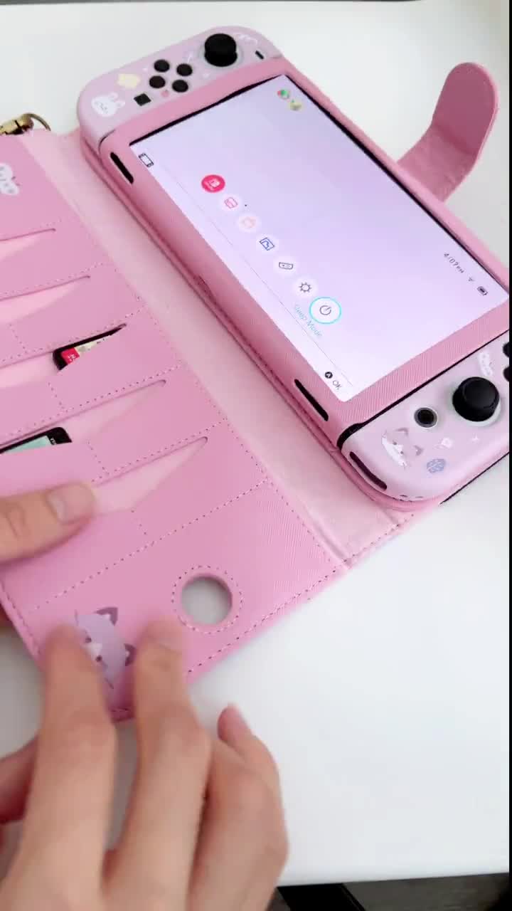 Starry Forest Leather Case for Nintendo Switch OLED, Cute PU