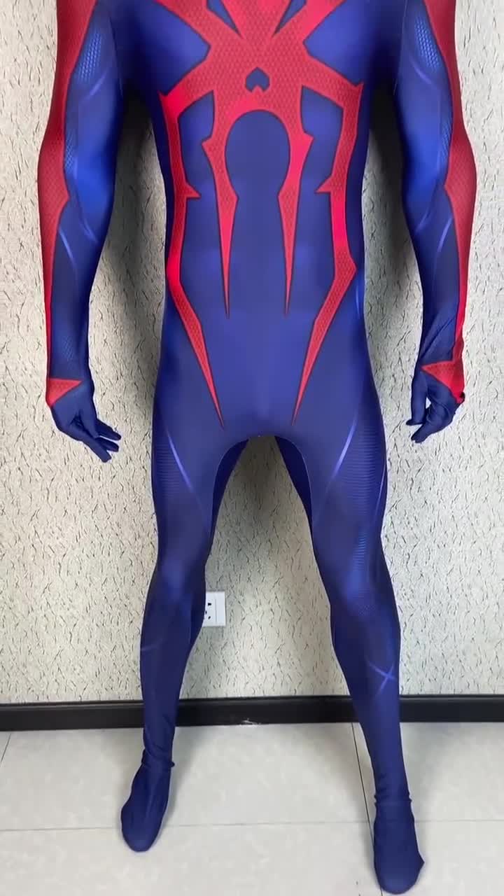 スパイダーマン2099 コスプレジャンプスーツコスチューム - Etsy 日本