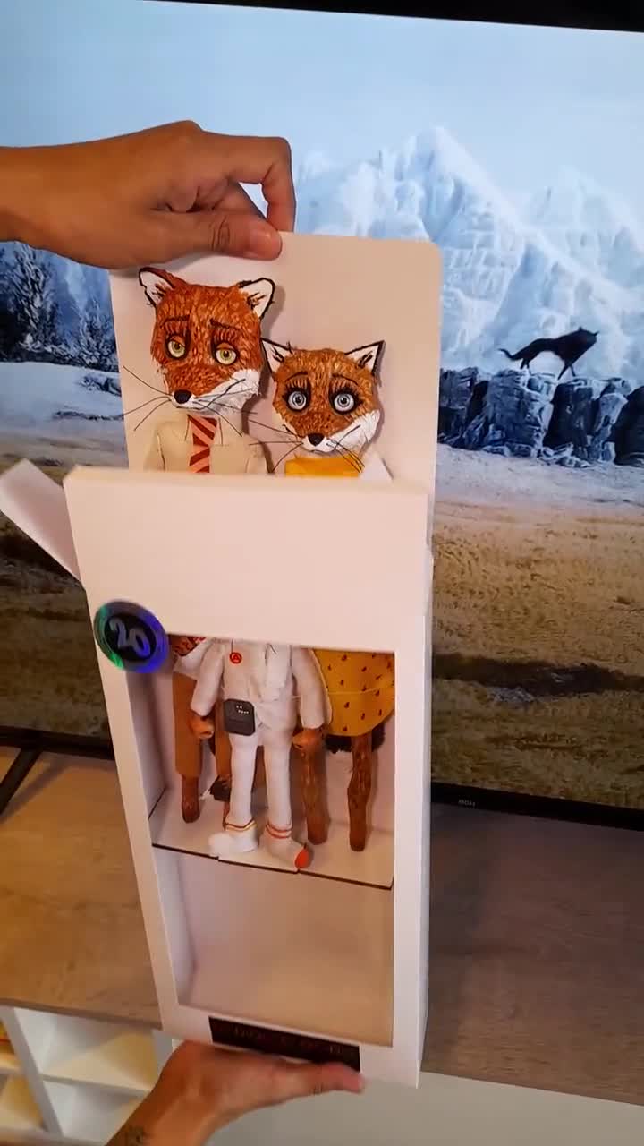 Fantastic Mr Fox Art Dolls Set of 3 | OOAK Handmade Figures