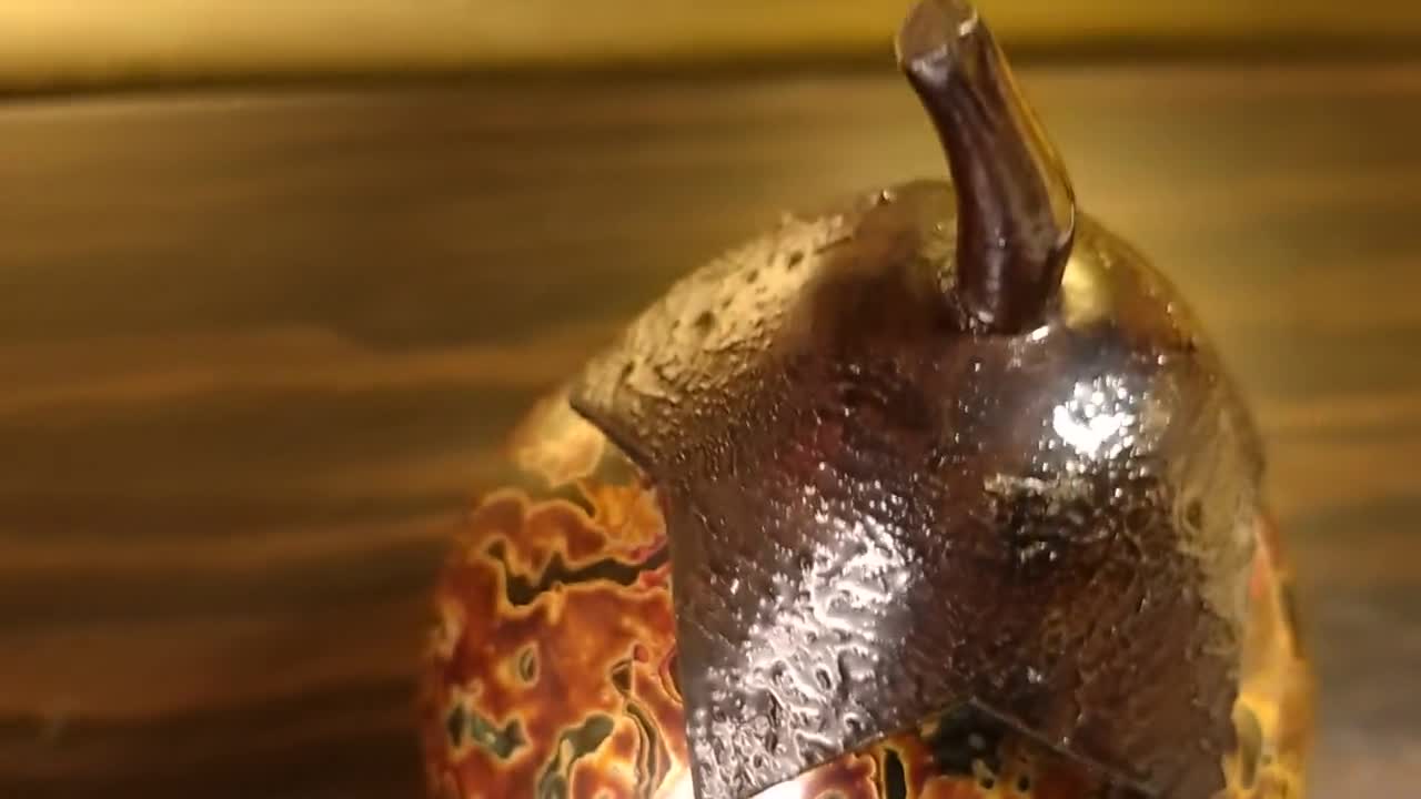 ビンテージ 津軽塗 茶筒 茄子型 唐巻文様 - Etsy 日本