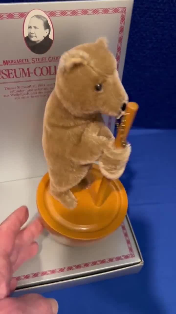 Steiff Roly Poly Circus Bear: 1894 Museum Replica, Mohair Teddy 8