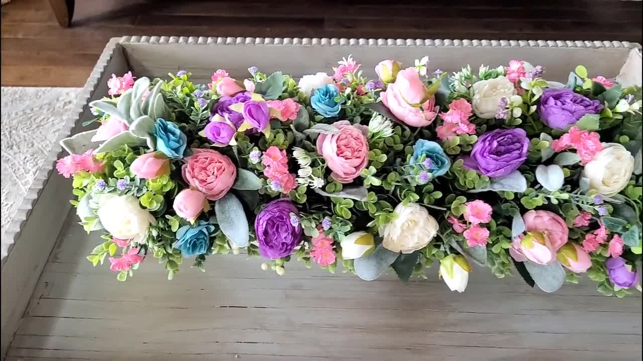 紫のアレンジメント 紫のフラワーアレンジメント 紫とピンクの花