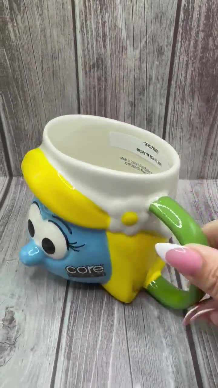 Smurfette 3D Face Mug Large 22 Ounce Cup Ceramic Mug - Etsy