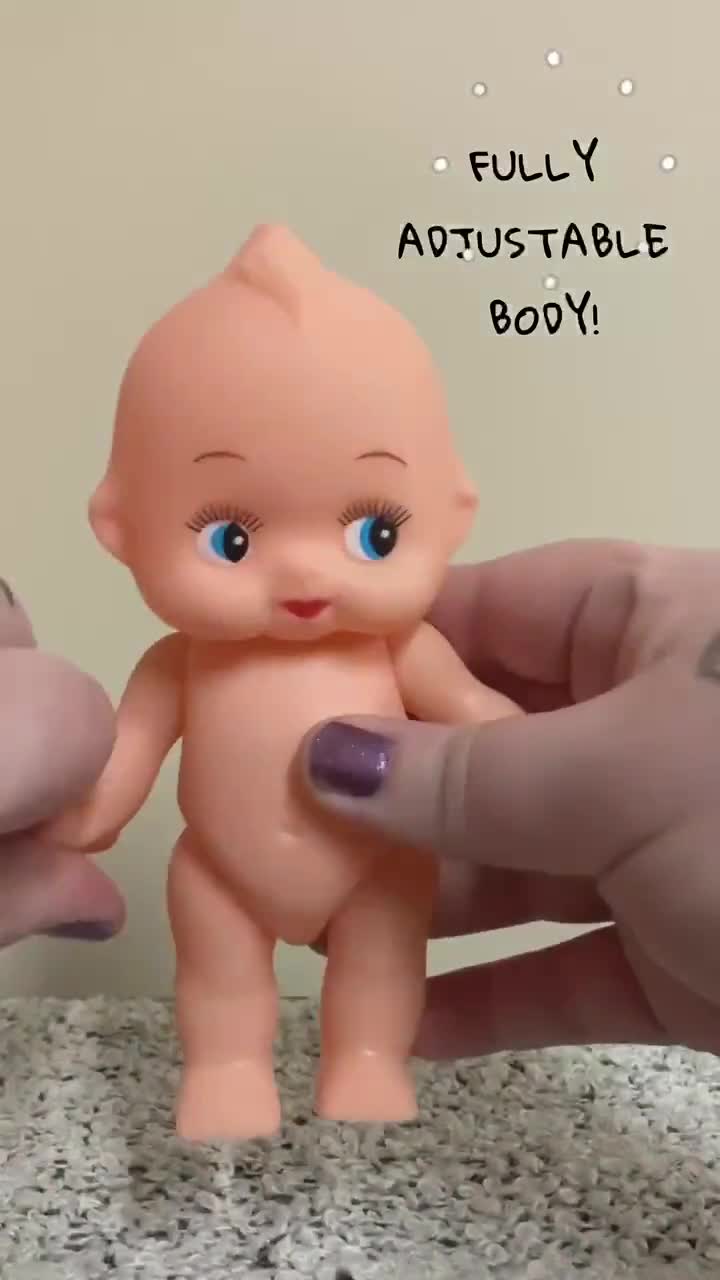 Poseable Kewpie Doll: Lil Devil Edition - Hand-painted With