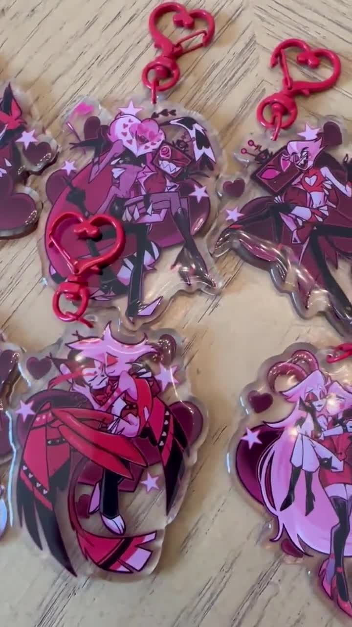 Hazbin Hotel Valentine's Ship Keychains (READ DESCRIPTION) - Etsy