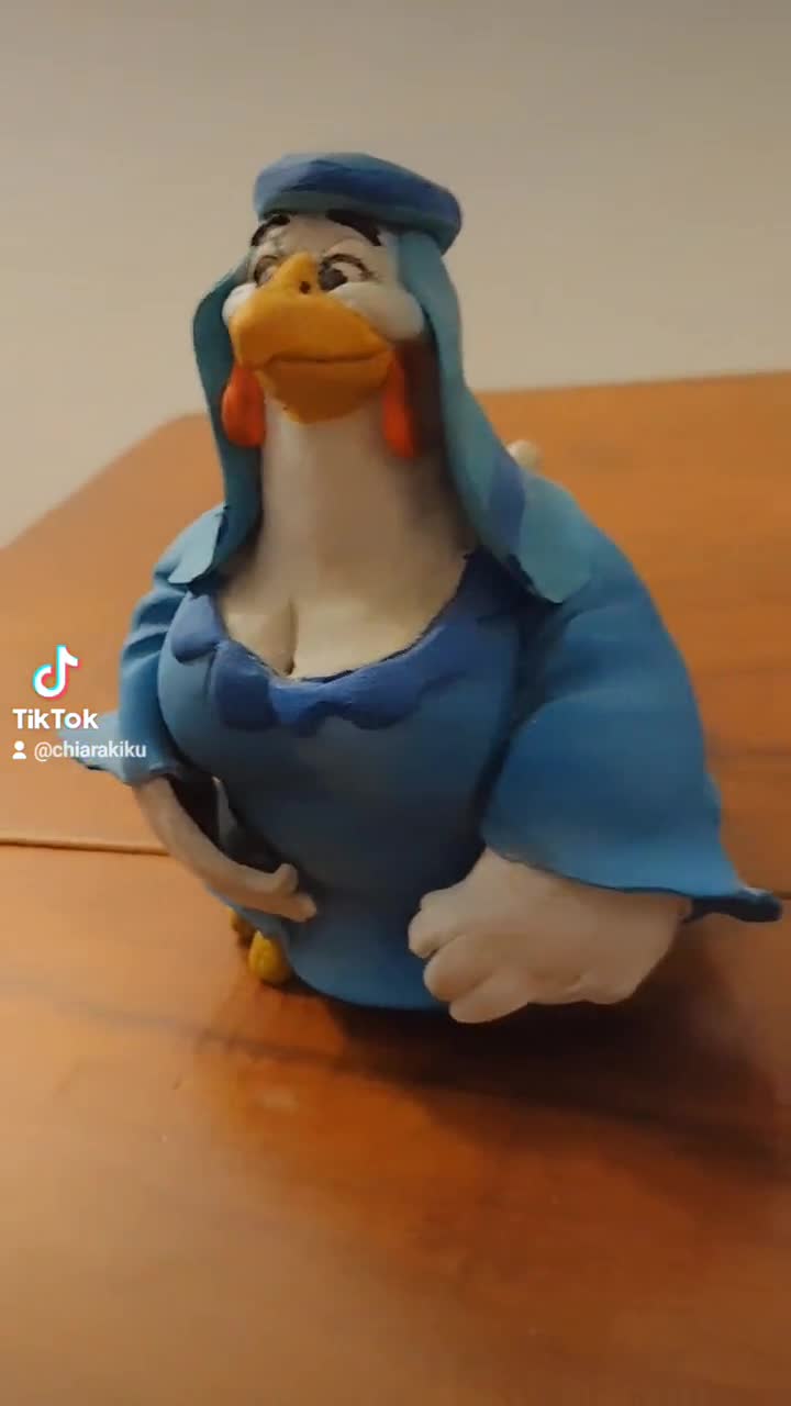 ロビン・フッド（レディ・クラック）。ポリマークレイ製のハンドメイド