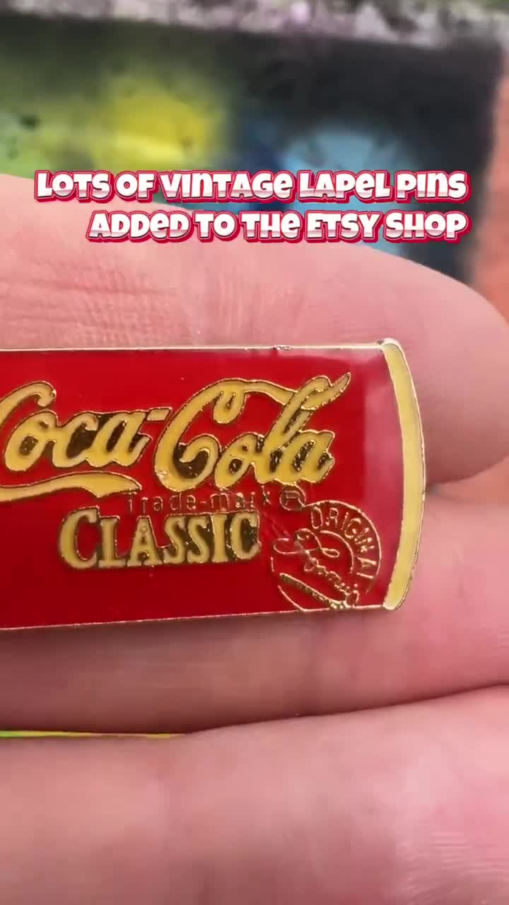 Vintage Coca Cola Lapel Pin: Coke Collector Memorabilia - Etsy