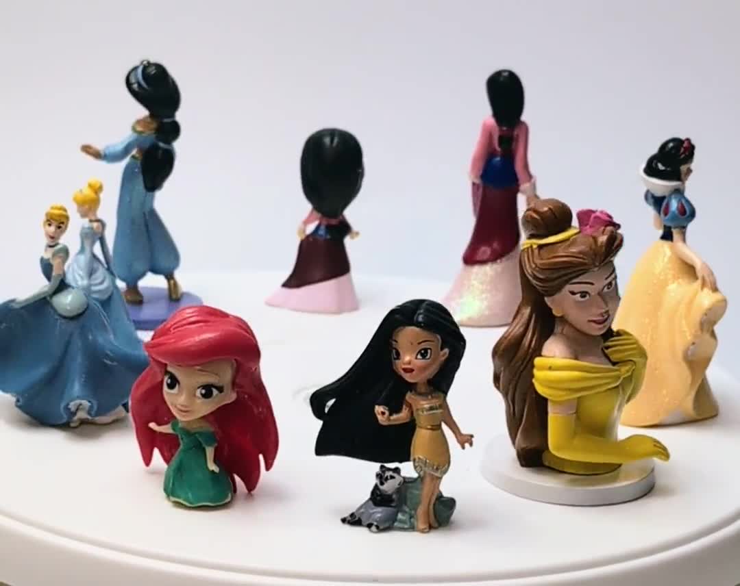 ディズニープリンセス／プリンセス - フィギュアセット - PVC製