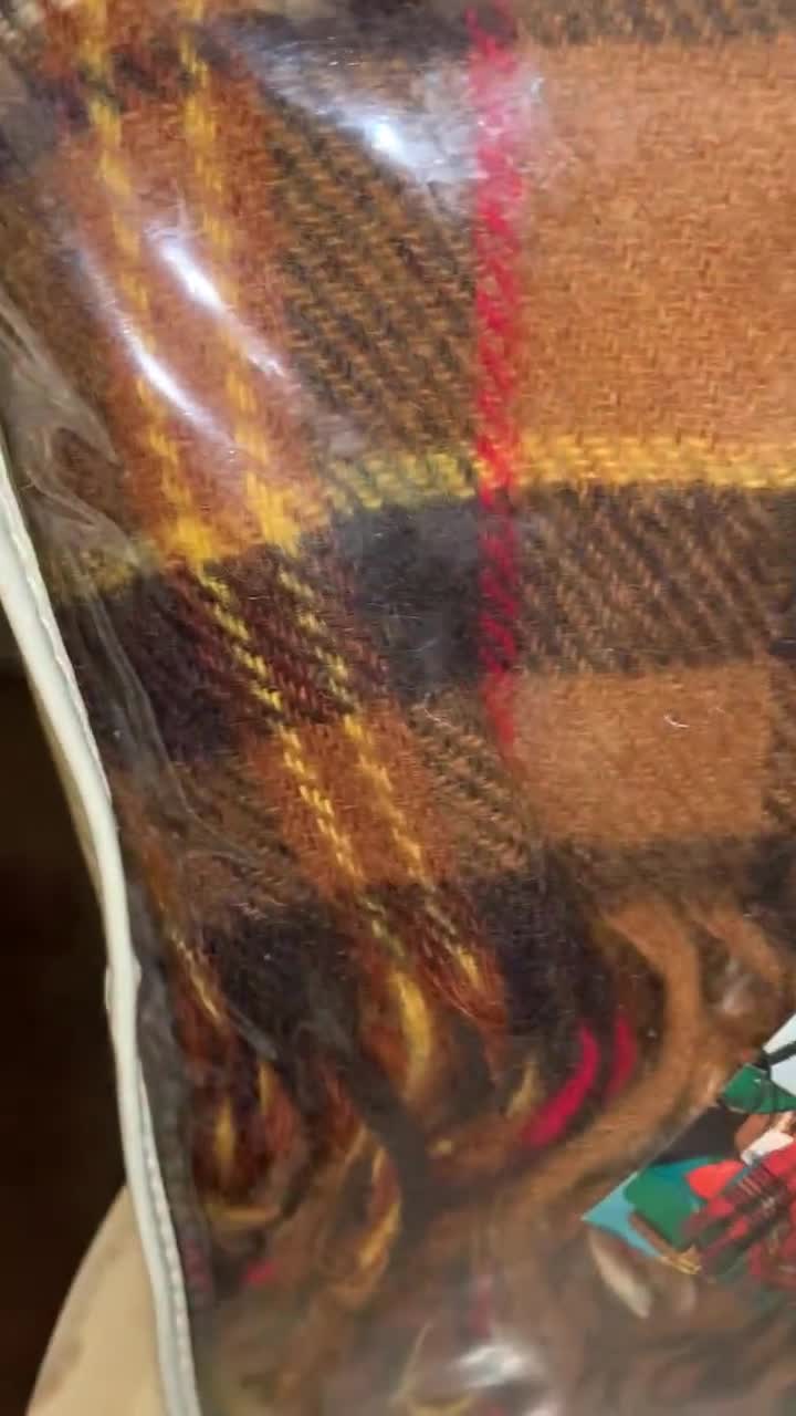 Pendleton Robe in A Bag Wool New Old Stock Stadium Blanket Plaid