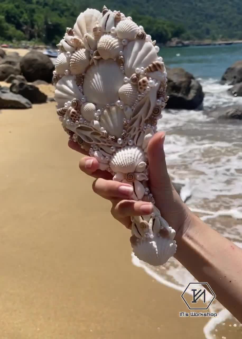 Buy Mermaid-core Seashell Mirror Online in India - Etsy