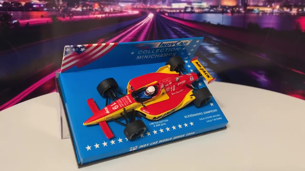 1:43 Scale Model of the 1994 Indy 500 Car of Arie Luyendyk by