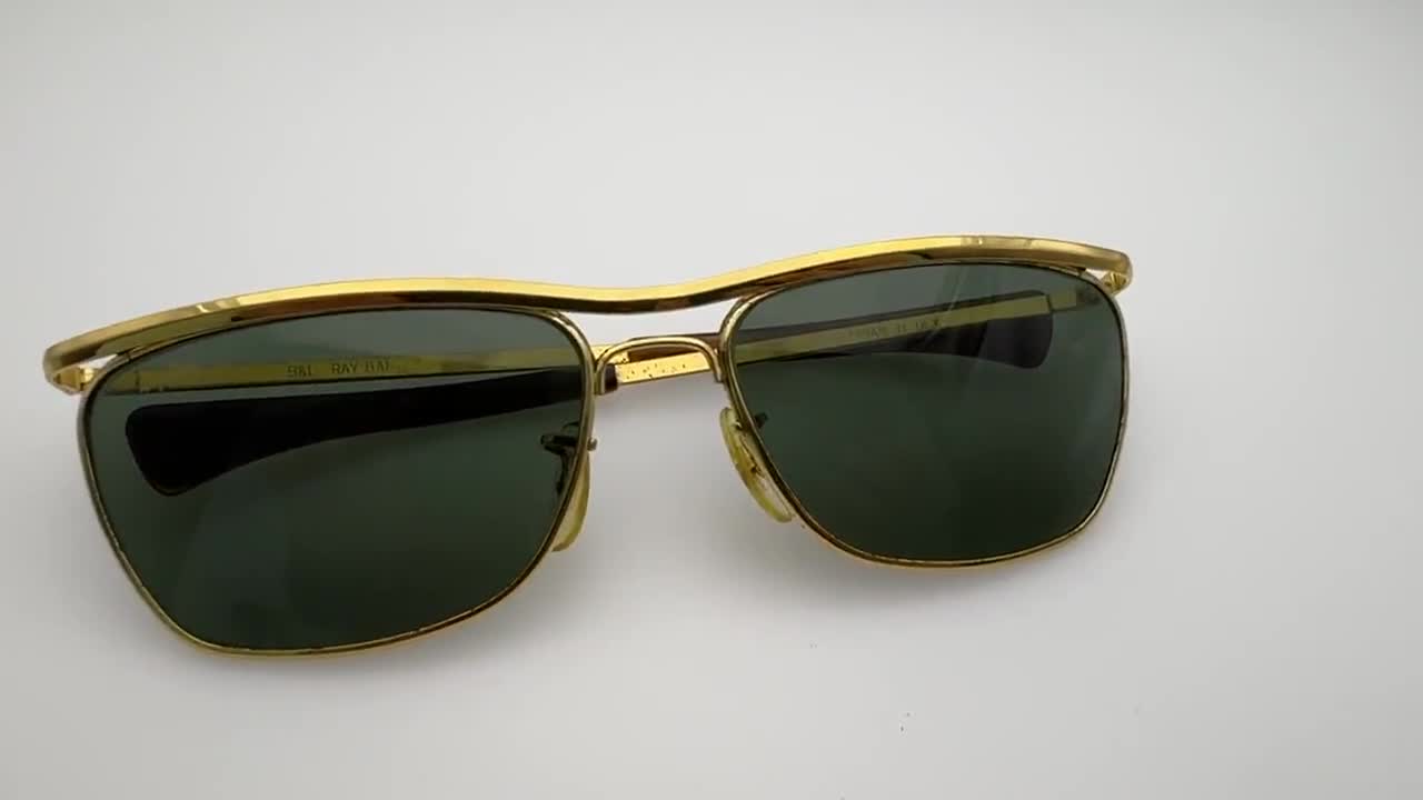 Vintage B&L Ray-ban Olympian II Deluxe, USA, G-15 Glass Lenses